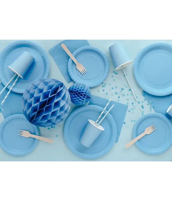 Cups Lichtblauw 250ml (6st)