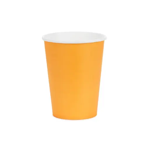 Cups Licht Oranje 250ml (6st)