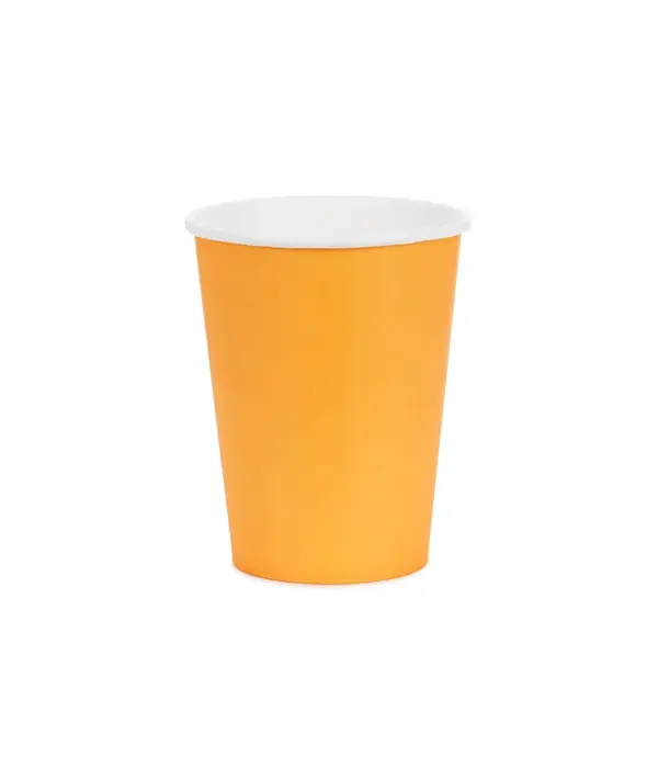 Cups Licht Oranje 250ml (6st)