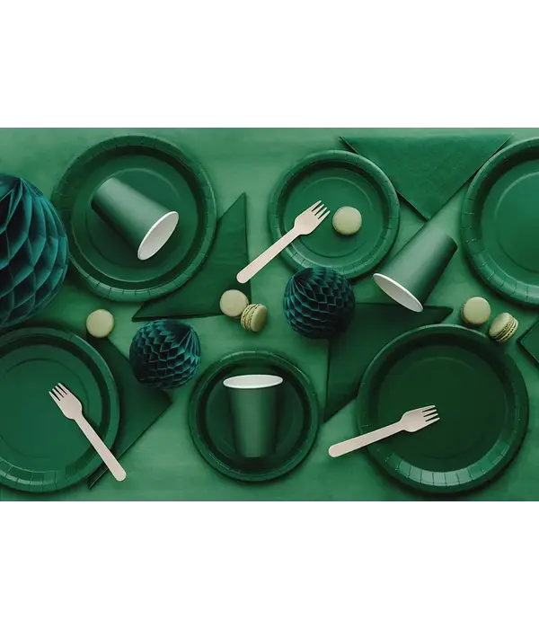 Cups Donkergroen 250ml (6st)