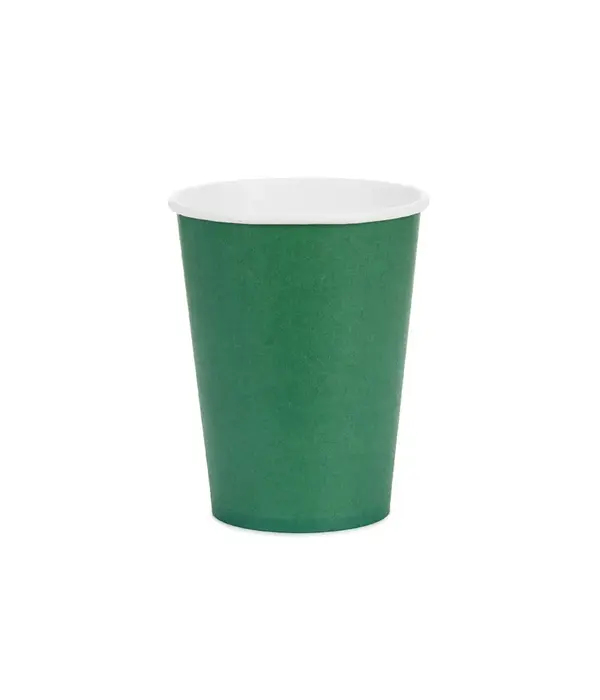 Cups Donkergroen 250ml (6st)