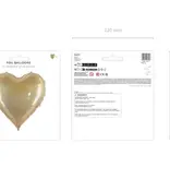 Folie Ballon Hart XXL Goud 136x129cm