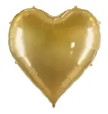 Folie Ballon Hart XXL Goud 136x129cm