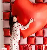 Folie Ballon Hart XXL Rood 136x129cm