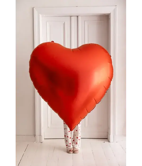 Folie Ballon Hart XXL Rood 136x129cm