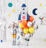 Zilveren Glossy Ballonnen 30cm (50st)