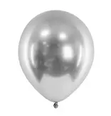 Zilveren Glossy Ballonnen 30cm (50st)