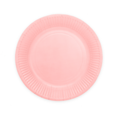 Roze borden 23cm FSC (8st)