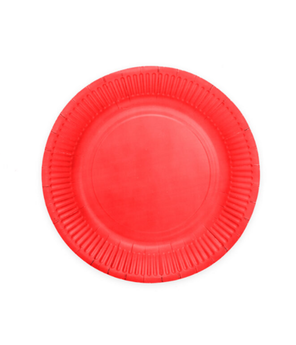Rode borden 23cm FSC (8st)