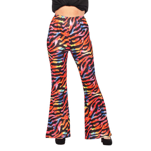 Dames Hippiebroek Tijger multicolour