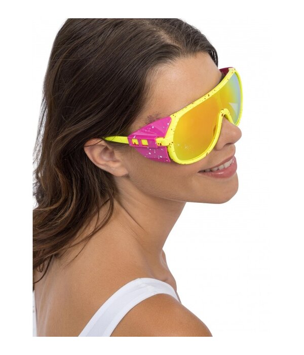 Partybril Pink/Geel Saturn