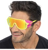 Partybril Pink/Geel Saturn