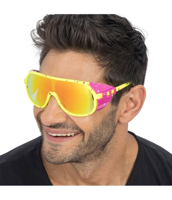 Partybril Pink/Geel Saturn