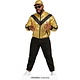 Golden Tracksuit Heren Justin