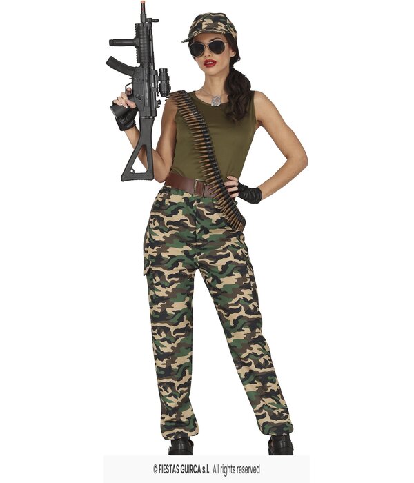 Carnavalsoutfit Militair Dames