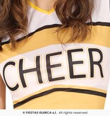 Cheerleader Jurkje Dames Geel