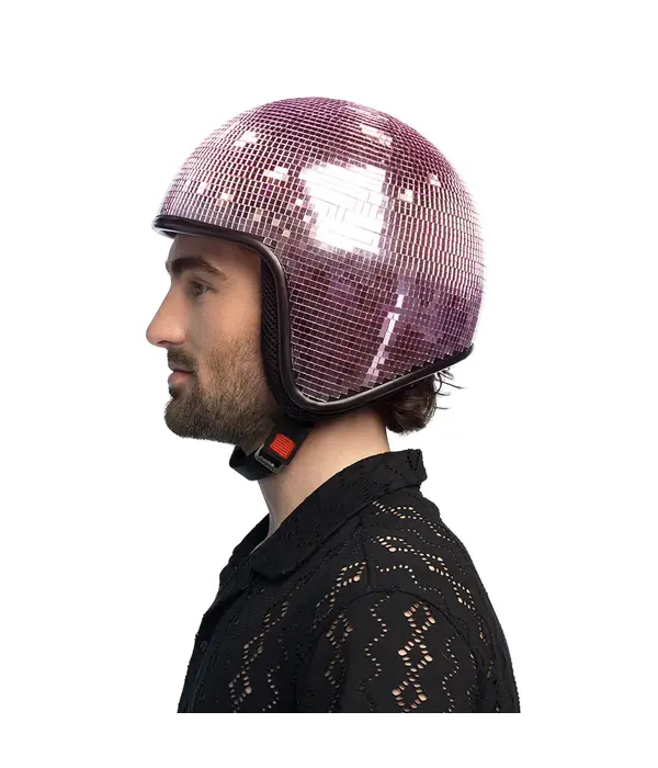 Disco Helm 80s Roze