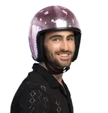 Disco Helm 80s Roze