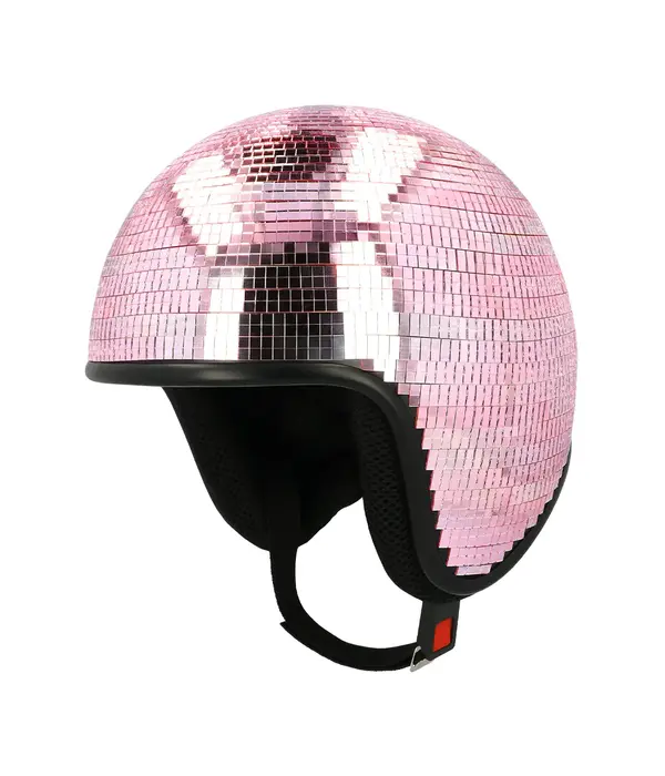Disco Helm 80s Roze