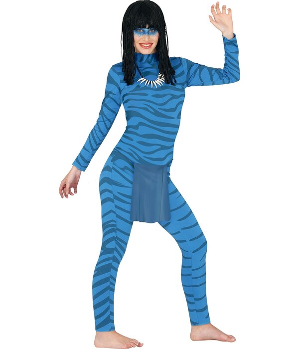 Avatar Jumpsuit Vrouwen Blauw