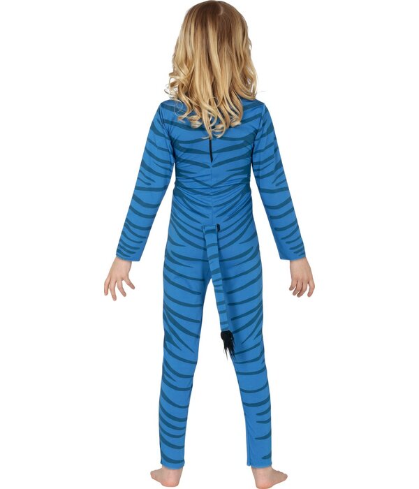 Avatar Kostuum Kind Blauw