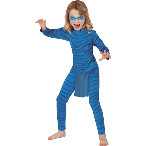 Avatar Kostuum Kind Blauw