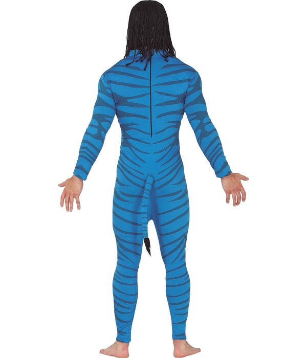 Avatar Kostuum Blauw Mannen