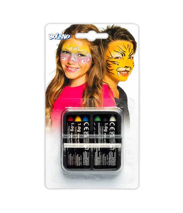 PXP 6 schminkstiften reguliere kleuren