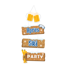 Deur Decoratie Après ski Oktoberfest