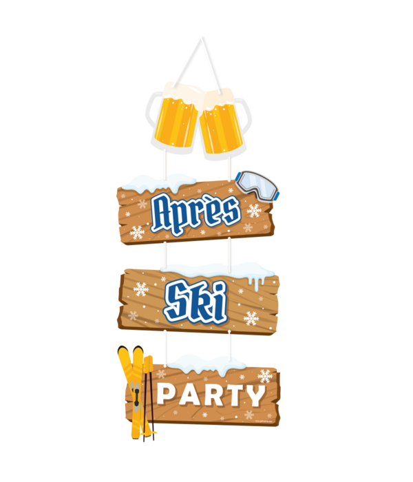 Deur Decoratie Après ski Oktoberfest