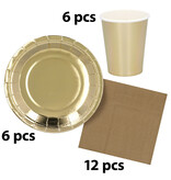 Tafelgerei Set Goud (24st)
