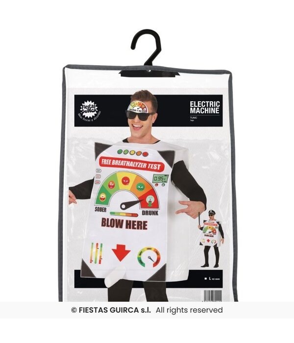 Funny Politie Alcoholtester Kostuum
