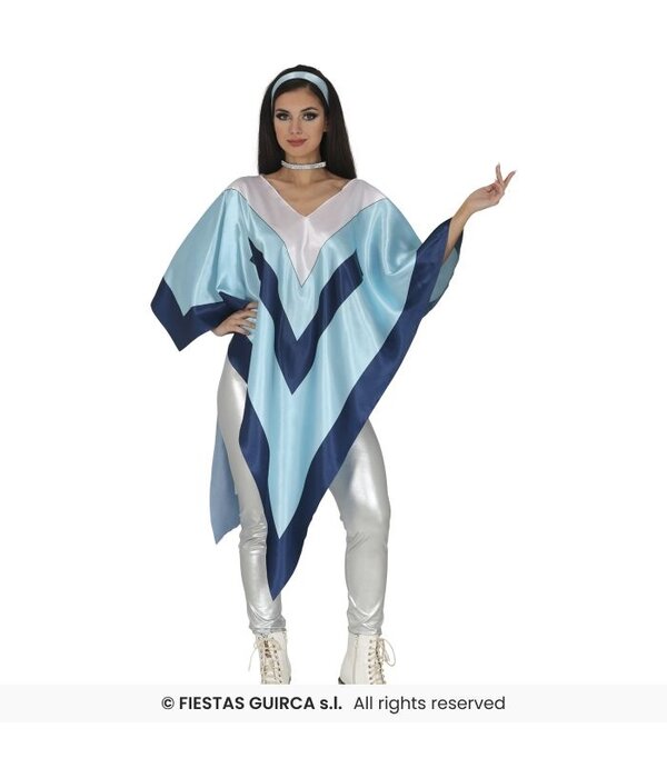 Disco Poncho Volwassenen