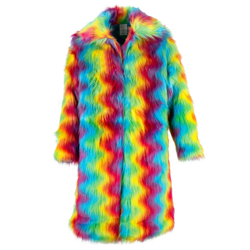 Lange Carnavalsjas Colorwave Dames