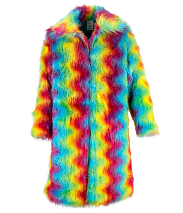 Lange Carnavalsjas Colorwave Dames