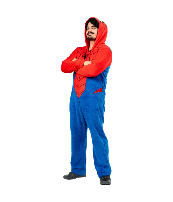 Spiderman Onesie Volwassenen