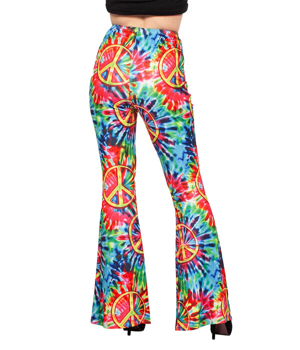 Hippiebroek Peace Tie-Dye Dames