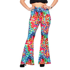 Hippiebroek Peace Tie-Dye Dames