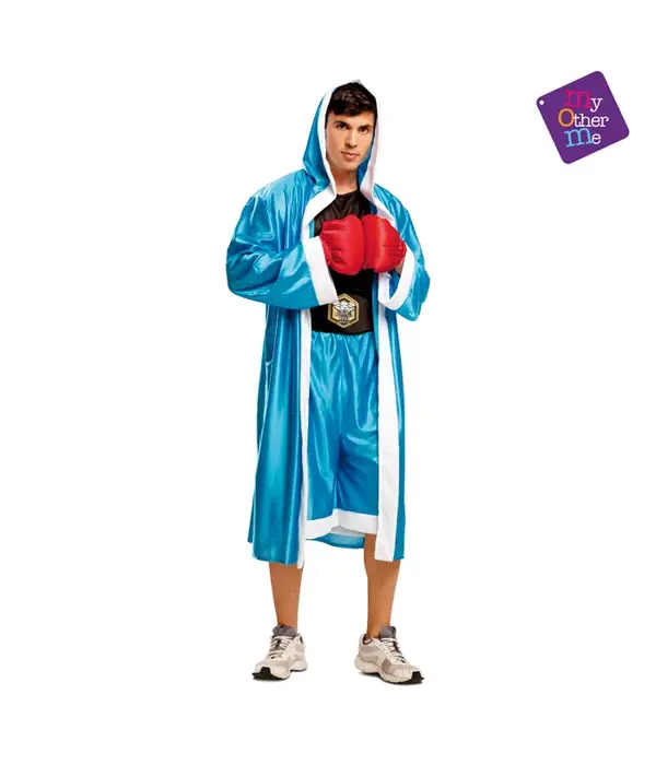 Bokser Kostuum Wereldkampioen Blauw