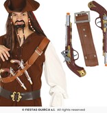 Piratenriem met 2 pistolen