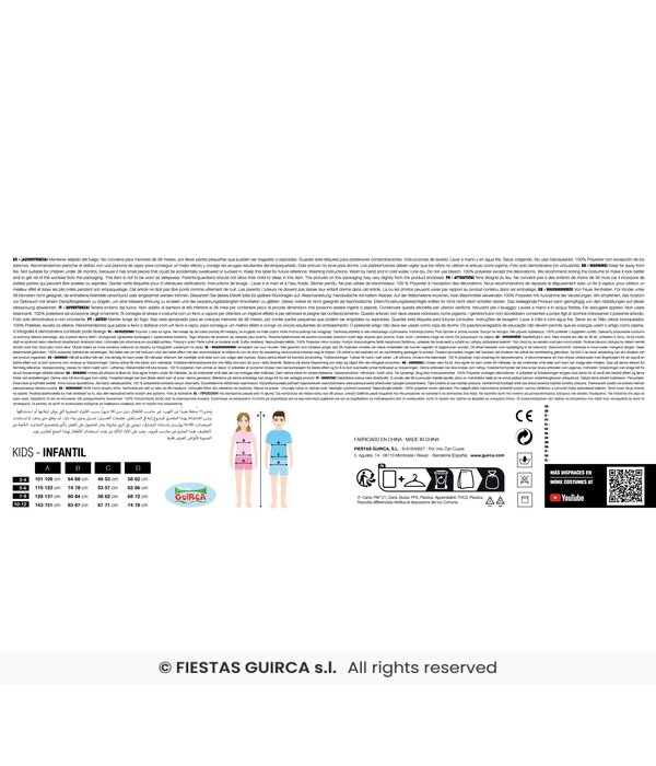 Kinderkostuum heks Grace