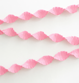 Roze Crepe Papier Slinger - 24 meter