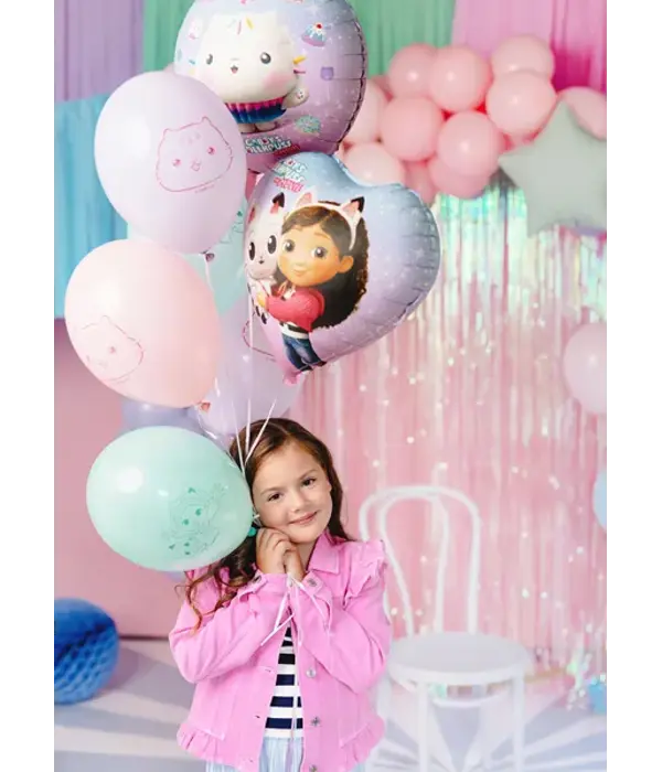 Gabby’s Dollhouse Ballonnen Pastel Mix (27cm)
