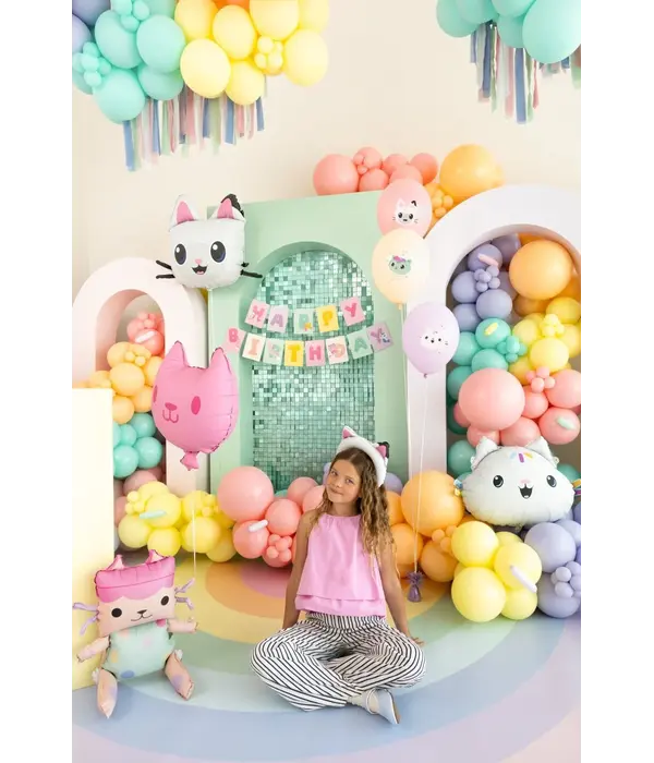 Gabby's Dolhouse Happy Birthday Letterslinger Gekleurd (1,8m)