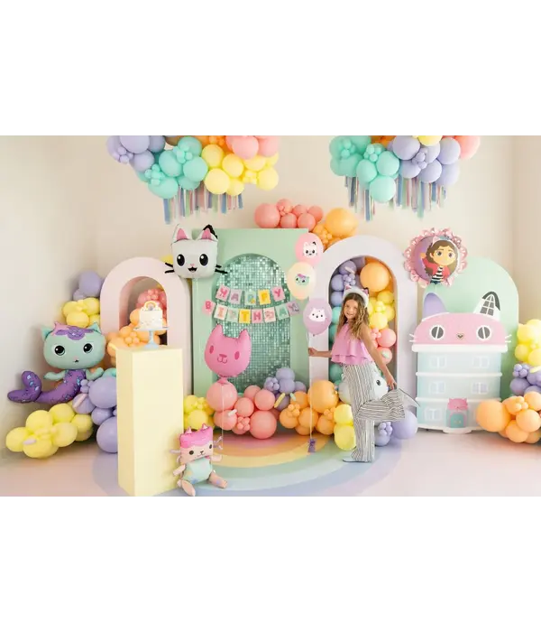 Gabby's Dolhouse Happy Birthday Letterslinger Gekleurd (1,8m)