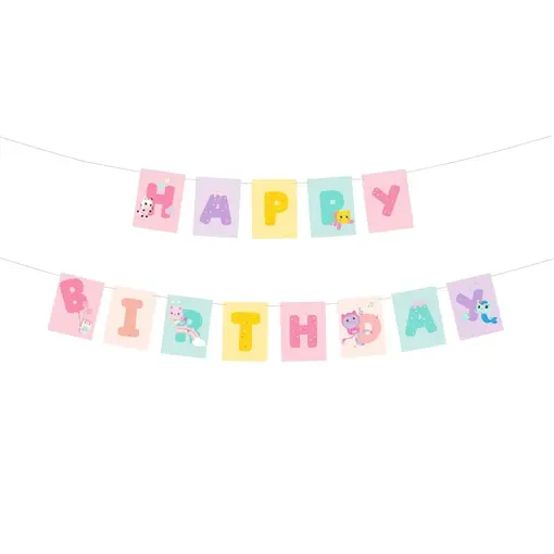 Gabby's Dolhouse Happy Birthday Letterslinger (1,8m)