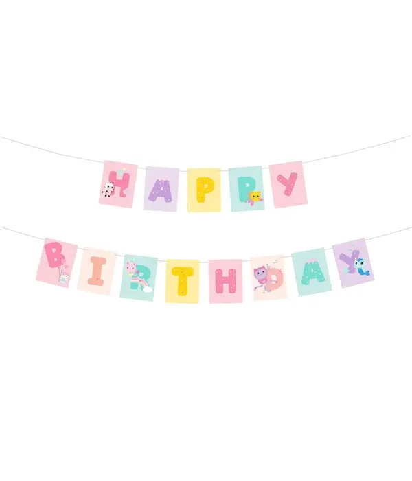 Gabby's Dolhouse Happy Birthday Letterslinger (1,8m)