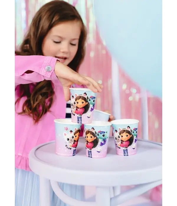 Gabby's Poppenhuis Bekers 250ml (8st)