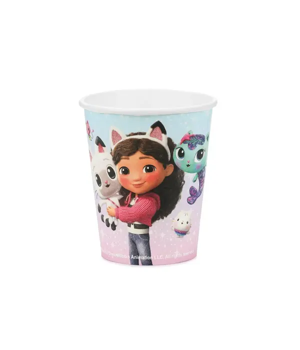 Gabby's Poppenhuis Bekers 250ml (8st)