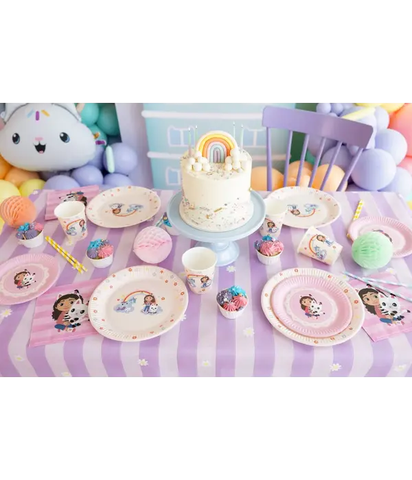 Gabby'S Dollhouse Bekers Regenboog (6st)